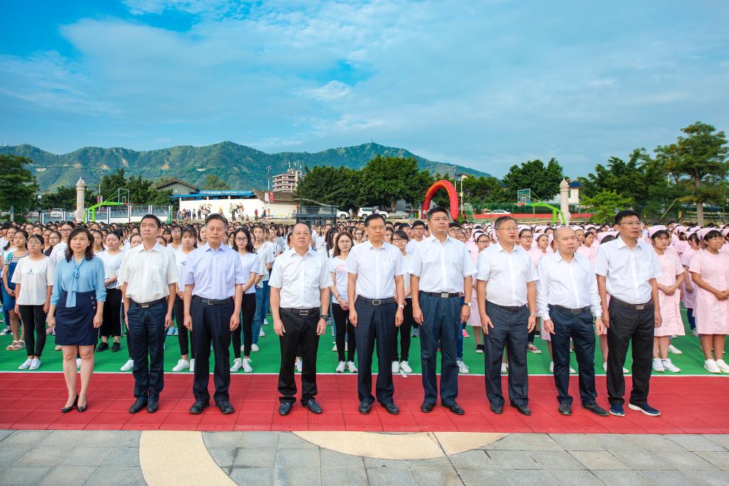 升旗仪式现场
